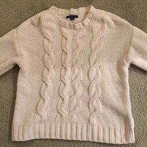 American eagle cream sweater, size XS